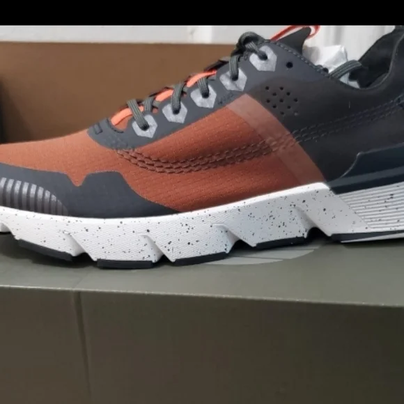 Sorel Mens Kinetic Ripstop Sneakers Dark Amber Buffalo. - Picture 4 of 4